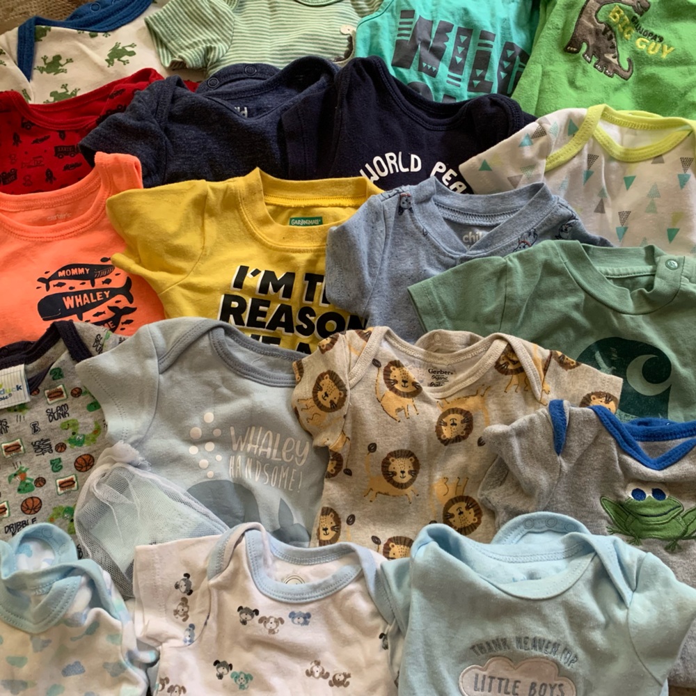 Baby onesies 0-3 month boy